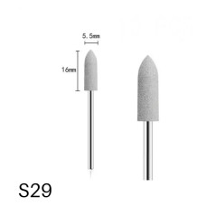 Ультрам'яка фінішна фреза S29 (Світло-сірий конус) для полірування та глянцю
