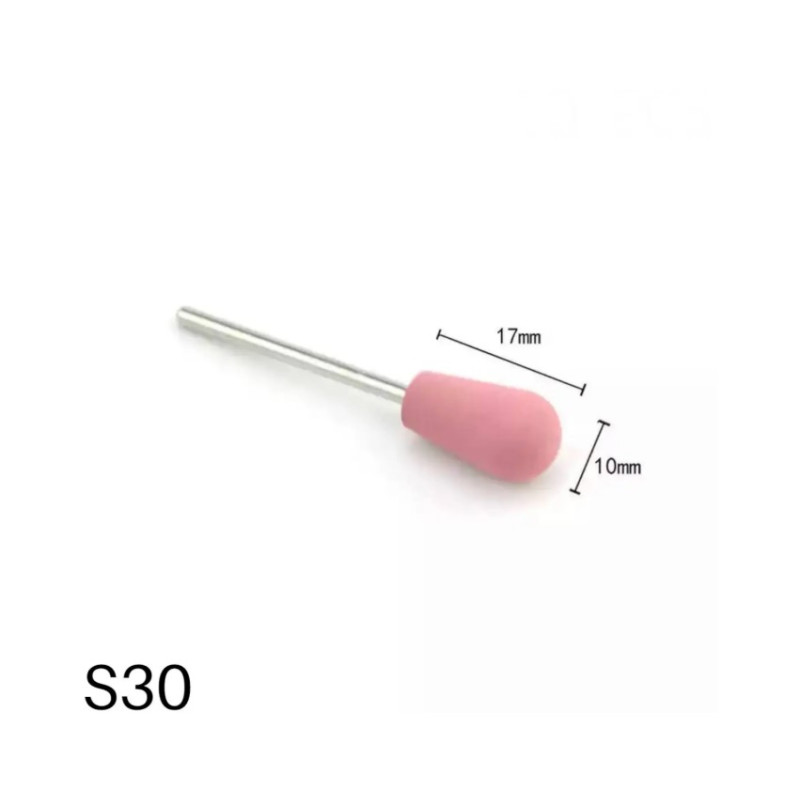 Делікатна полірувальна фреза S30 (Рожева кулька) для фінішного шліфування