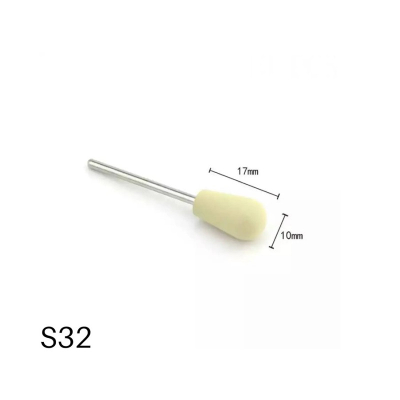 Кулькова фреза S32 (Бежевий) — Середнє шліфування для матеріалу