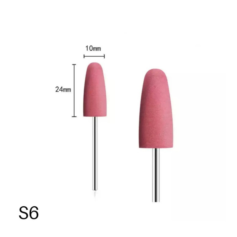 Універсальна полірувальна фреза S6 (Рожевий конус XL) для фінішної обробки