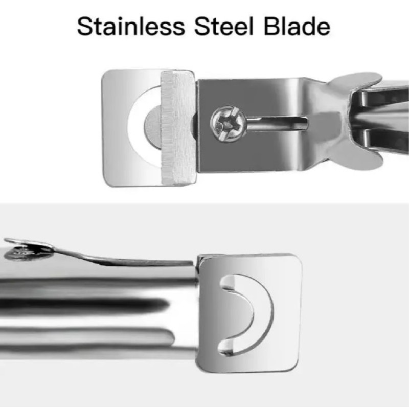 Металевий типсоріз / кусачки для штучних нігтів, гелевих типс Срібло 